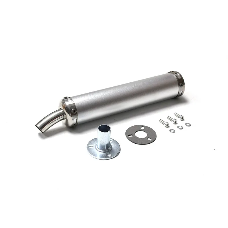 Tłumik 2-suwowy 60x280mm, jedenastu kolorów, uniwersalny metalowy tłumik wydechowy do motocykli wyścigowych, do silników 50cc-240cc — 2