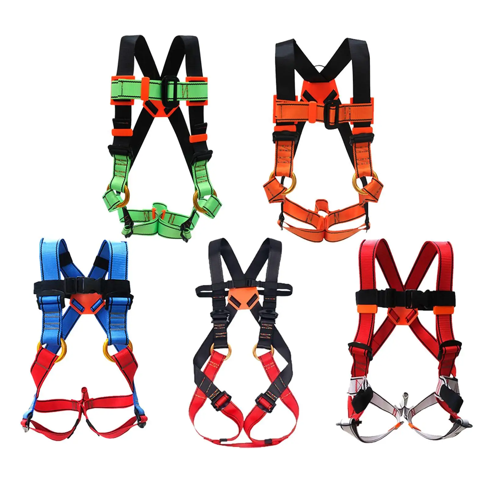 Rock Climbing Harnes, Full Body Harness Belt for Mountaineering/Rappelling/Tree Climbing Equipment Accessories