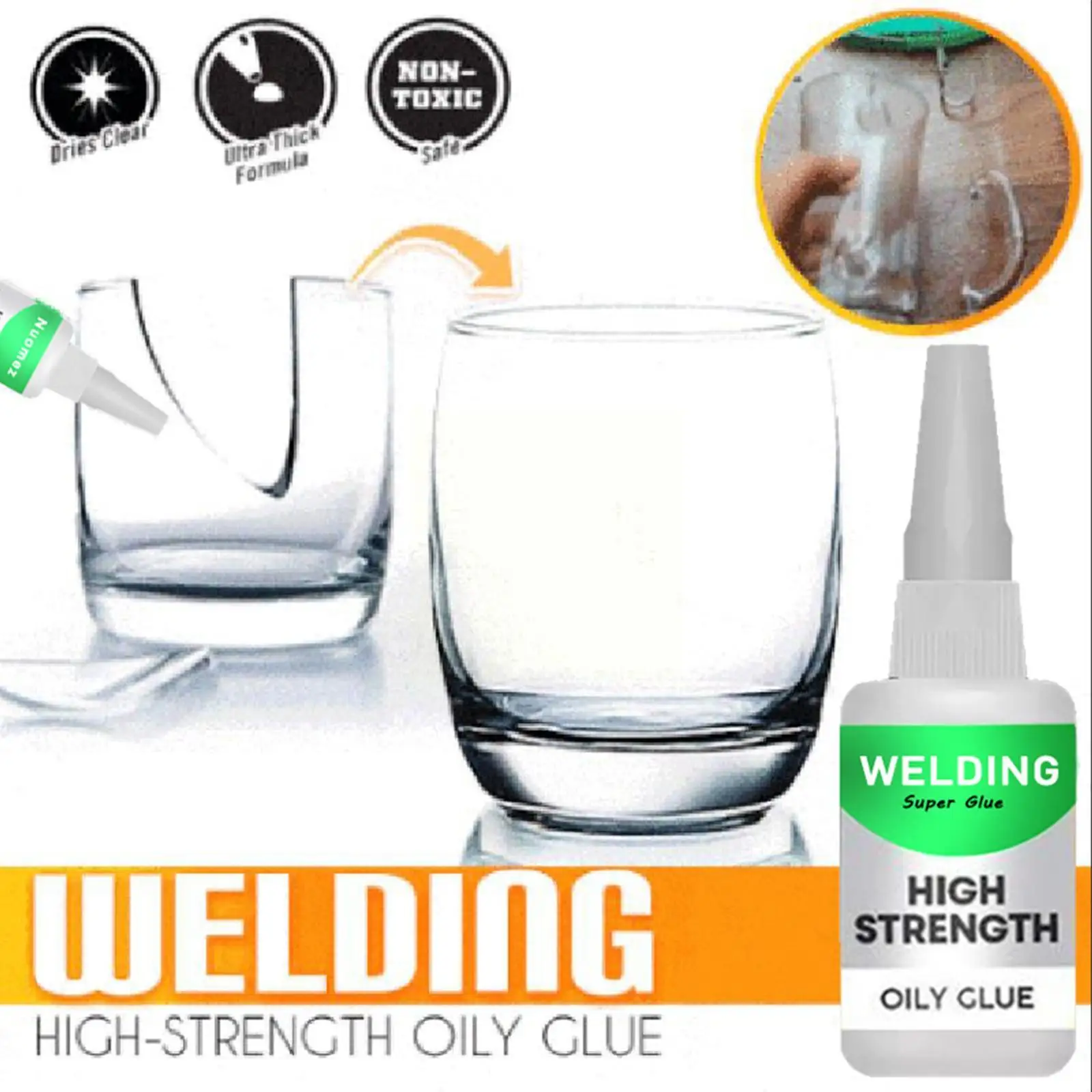 Welding High Strength Oily Glue Uniglue Universal Super Plastic Wood Glue Agent Strong Ceramics Adhesive Soldering Glue Met Z3H6