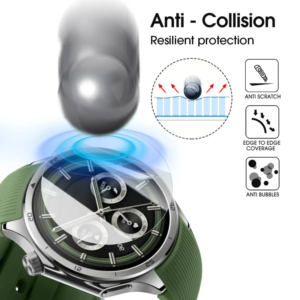 1-5PCS Tempered Glass/Hydrogel Film for Oneplus Watch 3 Anti-scratch HD Screen Protector for Oneplus Watch 3 Watch Accessories
