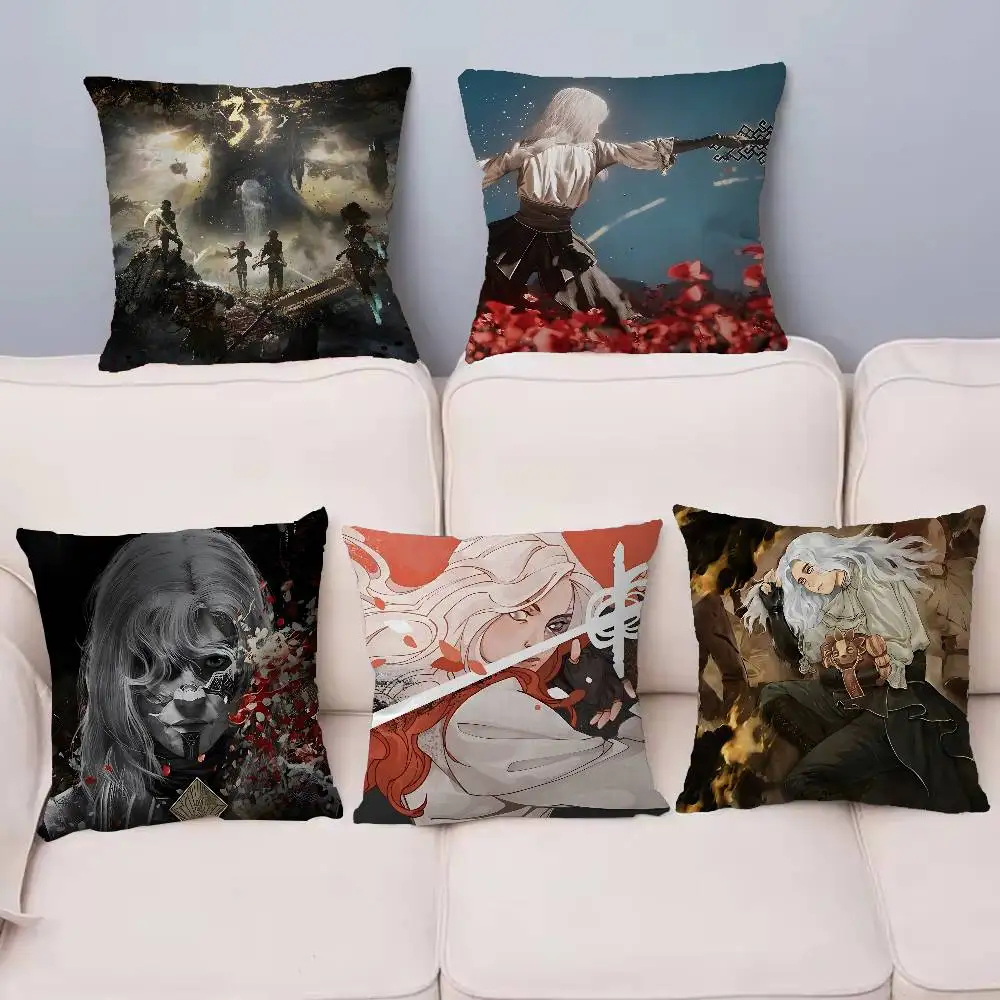 Game C-Clair O-Obscur E-Expedition 33 Cushion Cover Pillow Cover Decor Pillowcase Printed Cushion Case for Couch