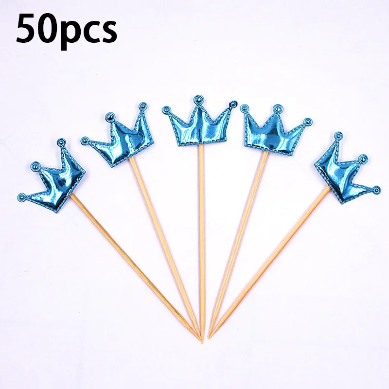 50 Stück Einweg-Bambusstäbchen für Geburtstagskuchen, Dekoration, Party, Hochzeit, Dekorationen, Tisch, Gemüse und Obststäbchen – Detail 21