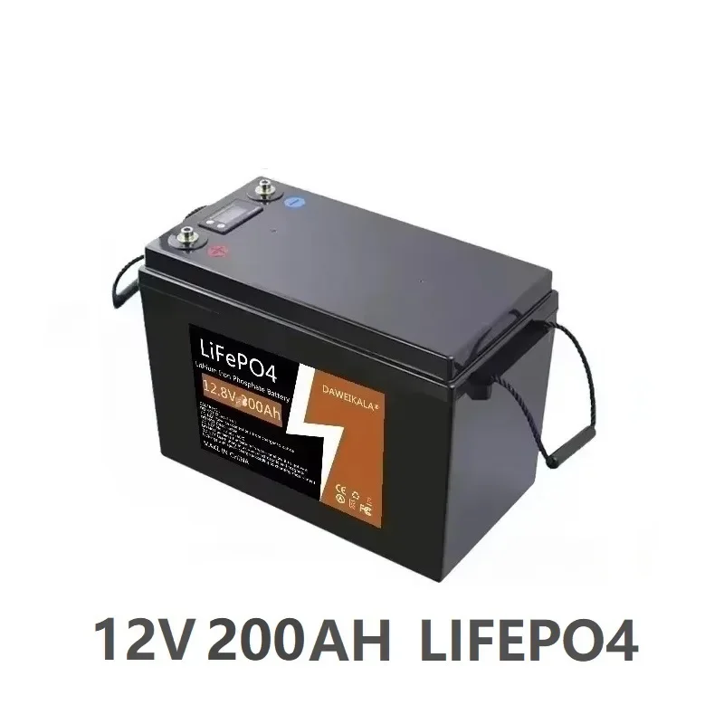 12V200AH300AHLIFEPO4 배터리 팩 리튬 인산철 전기 해양 태양광 시스템 야외 전원 공급 장치, 연결 불가