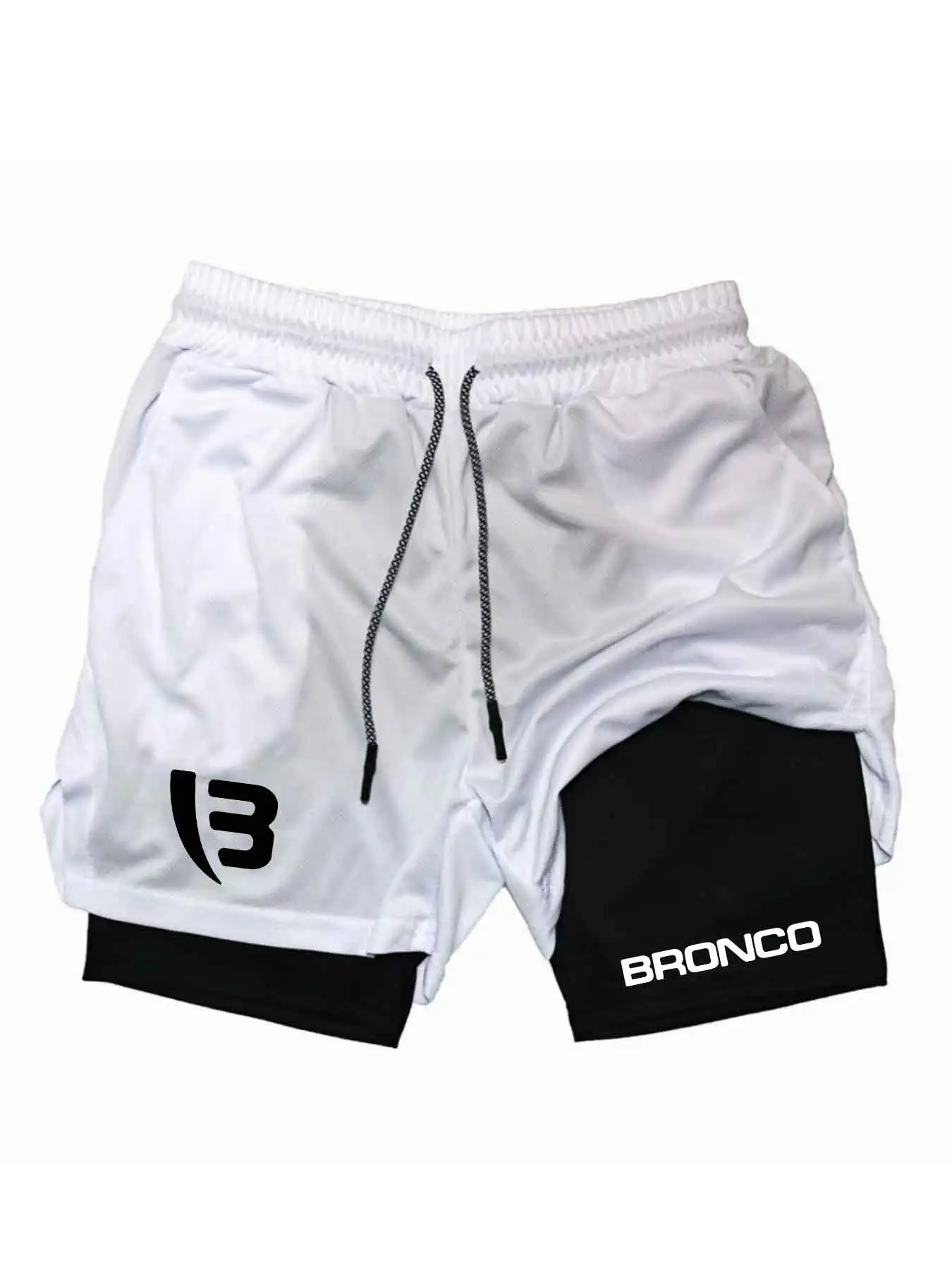 Freizeit-Sportbekleidung Fitness Doppellagige Shorts 2026 Sommer-Sportshorts 2-in-1 Gym-Laufshorts