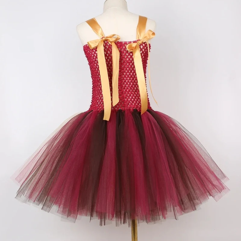 Sanderson Sisters Witch Tutu Dress for Girls Carnival Party Dresses Outfit Hocus Pocus Halloween Costume for Kids Fancy Clothes view 5