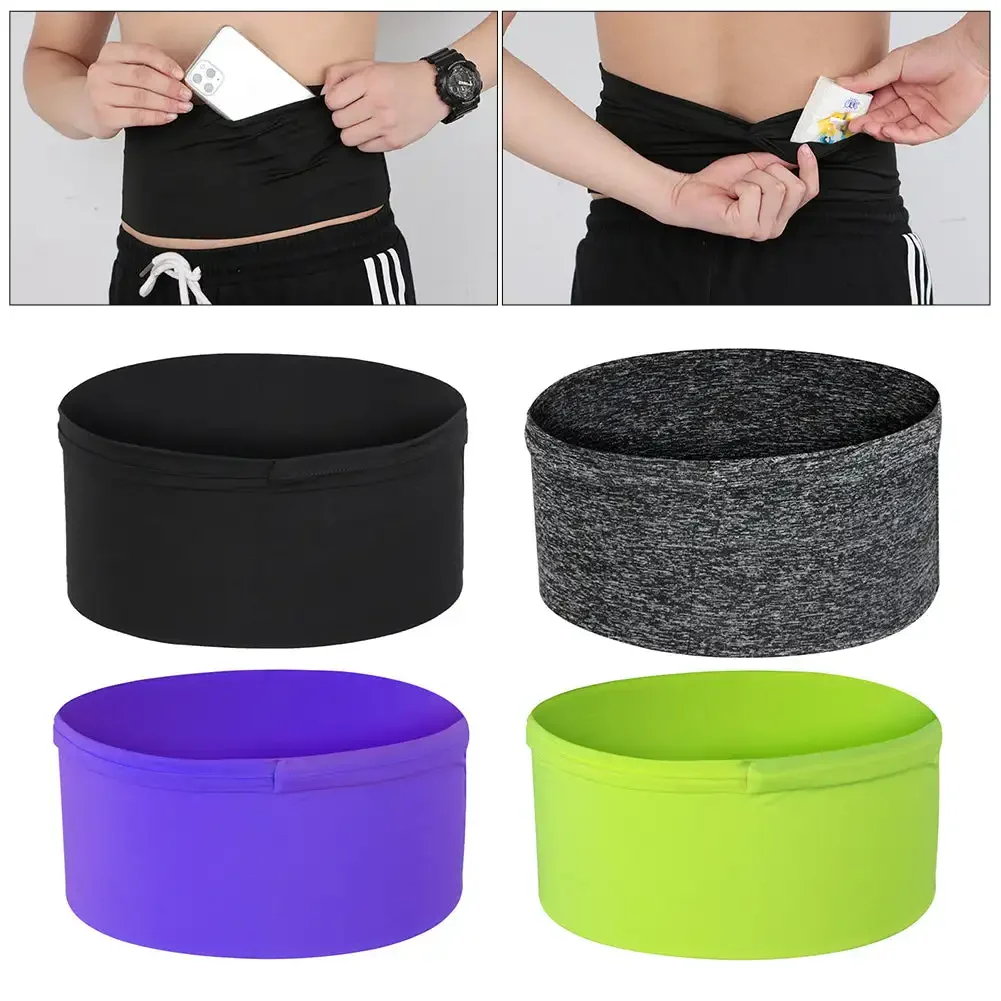 Invisible Professional Running Waist Bag Lightweight Thin Marathon Yoga Belt Pack Large Capacity Mobile Phone Sports Fanny Bags