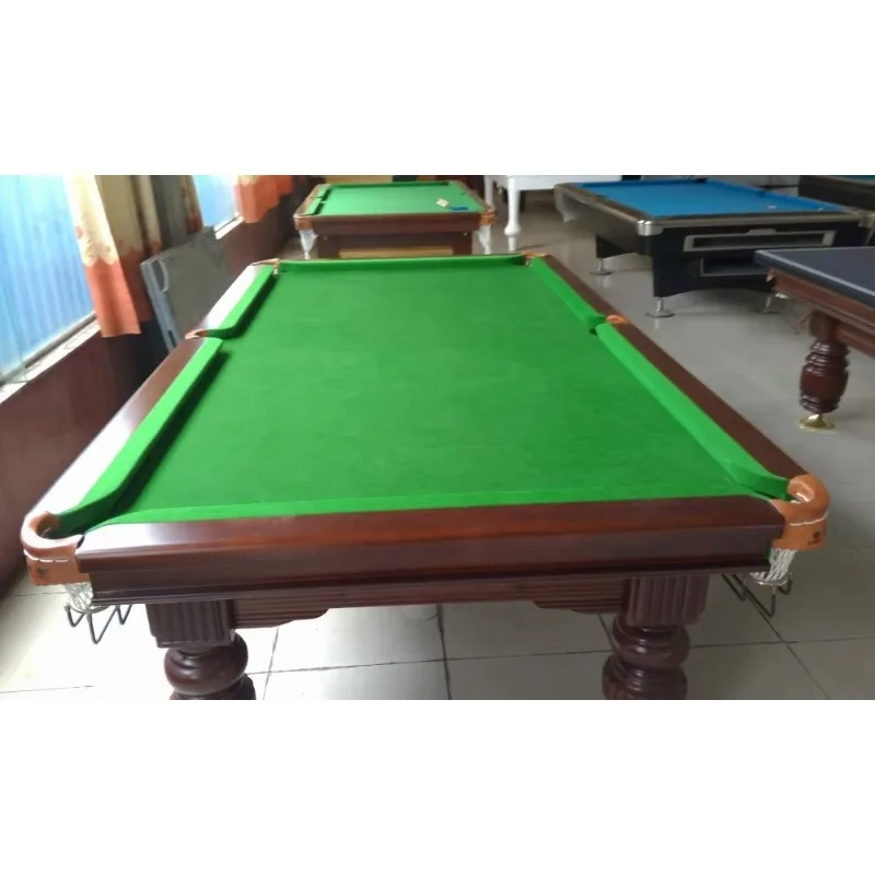 China Makes Luxury 8ft High Quality Solid Wood American Pool Table
