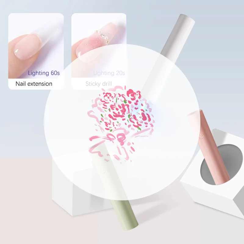 Quick Dry Nail Phototherapy Machine UV LEDs 3W Gel Polish Nail Dryer Lamp Manicure Tool Rechargeable Salon Equipment