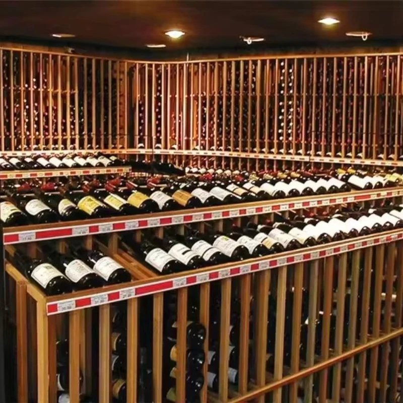 

Commercial Decorative Wooden Liquor Display Cabinet Beer Rack Wine Rack Eco-friendly Easy to Assemble Wall Rack