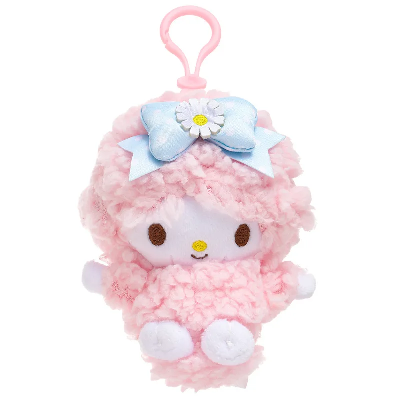 11CM dessin animé Sanrio mon Piano doux petite marguerite série peluche poupée pendentif PP coton peluche poupée Kawaii porte-clés cadeau