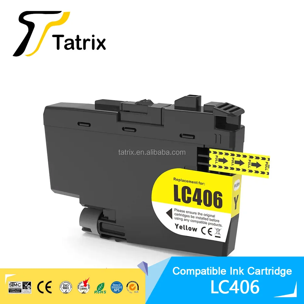 Standard capacity LC406 Compatible Ink Cartridge For Brother HL-JF1,MFC-J4335DW J4345DW J4535DW J5855DW J5955DW J6555DW J6955DW