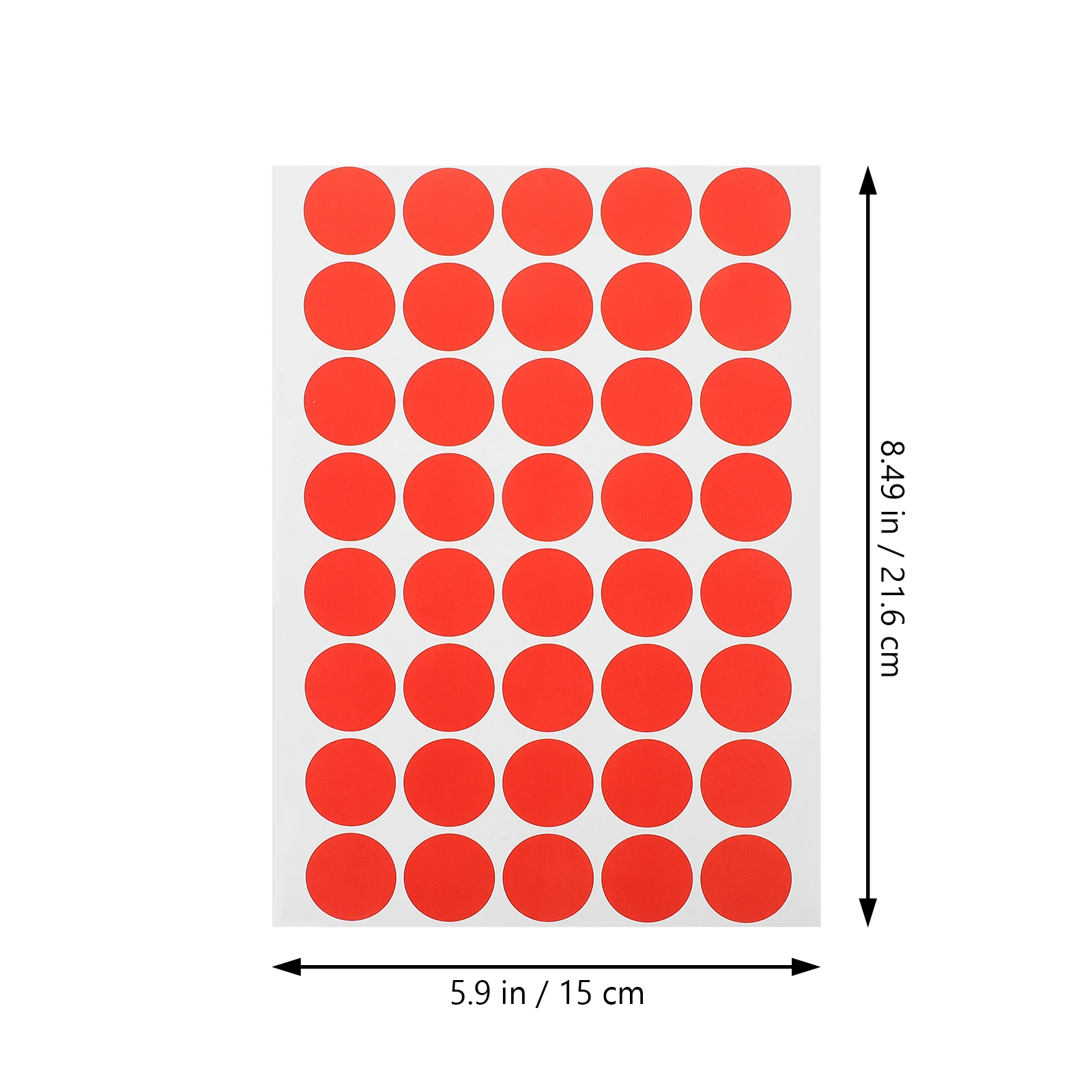 

10 Sheets Colorful Dot Stickers Adhesive Label Stickers Classification Marking School Office Home Use Round Sticker Labels Color