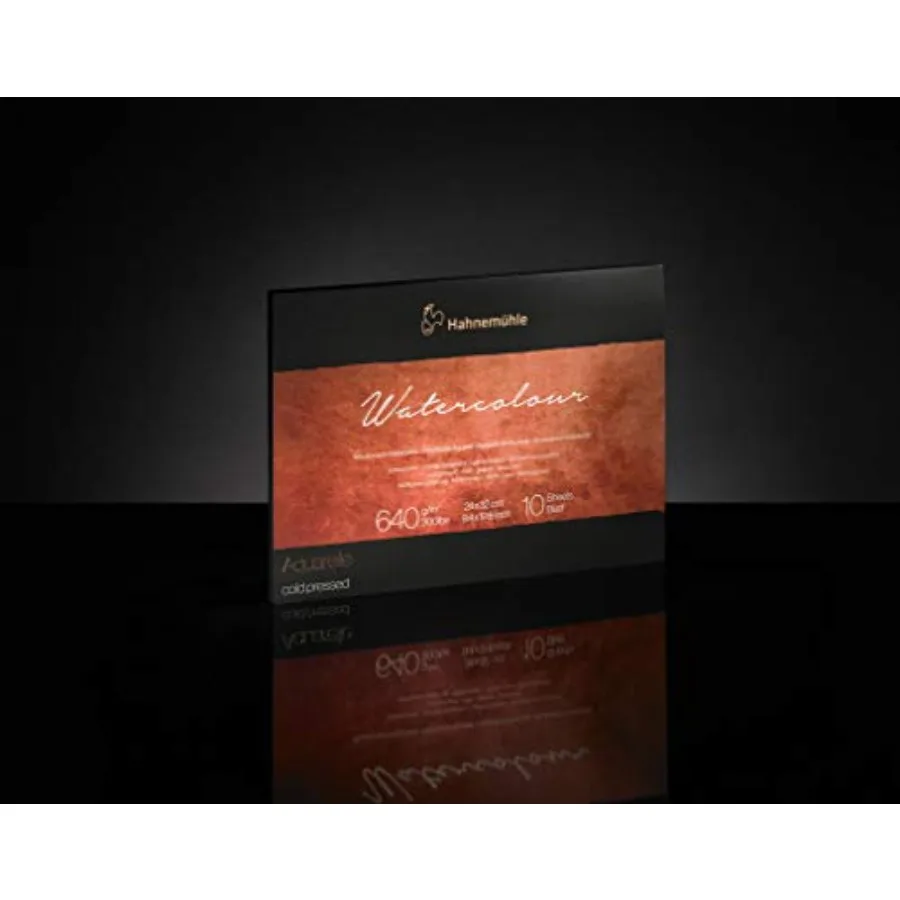 

Блок для акварели Hahnemuhle The Collection, холодного прессования, 24x32 см, 640 г/м², художественная бумага для рисования, гладкая текстура, высокая впитываемость