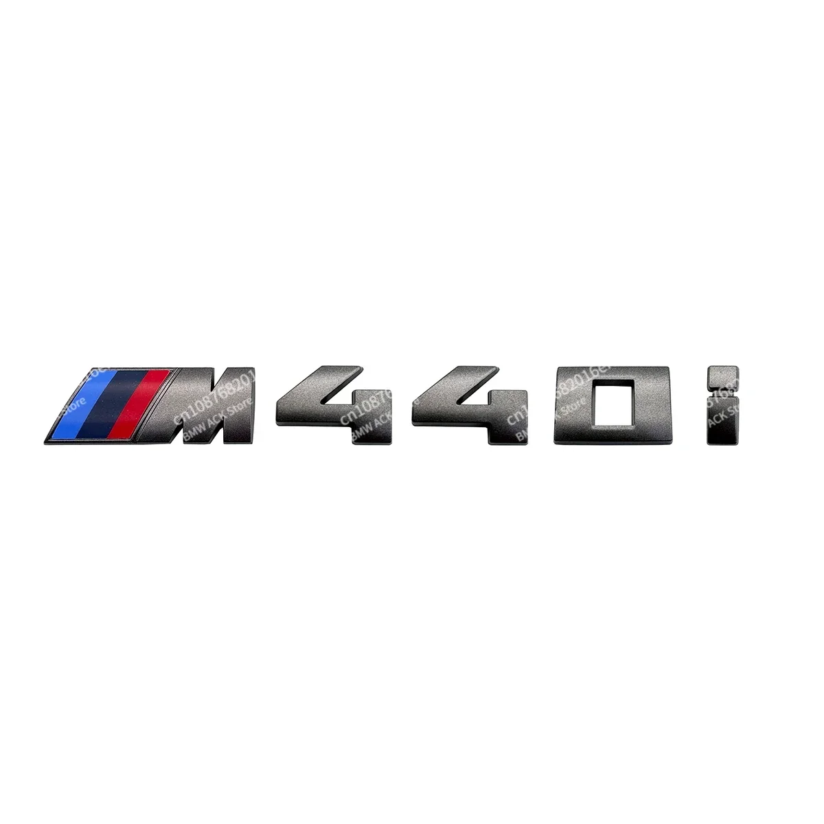 Graue 3D-Abzeichenbuchstaben für BMW 1 2 3 4 5 7 Serie M 135 140 145 235 240 340 440 550 i d 760Li Kofferraumabzeichen-Emblem Zubehör