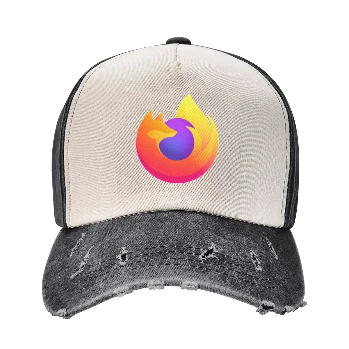 Firefox (new logo) Baseball Cap Mountaineering Dropshipping Hat Luxury Brand Visor Sun Hats For Women Men's