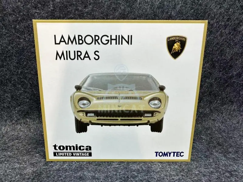 

2401 Tomytec Tomica 1:64 TLV Miura S Golden Limited Edition Simulation Alloy Static Car Model Toy Gift