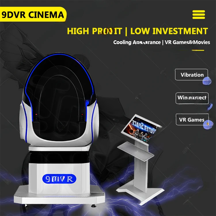 Creativity 1/2 Seats Arcade Game Machine Vr Attraction Equipment 9d Virtual Reality Vr Cinema Chair For