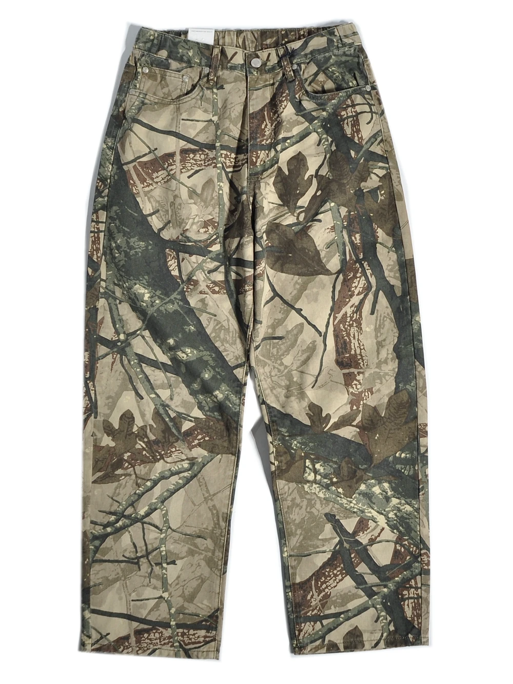 

Heavyweight Outdoor Camouflage Hong Kong Sle Wide Leg Workwear Pants American Retro Chino Loose Casual Long Trousers