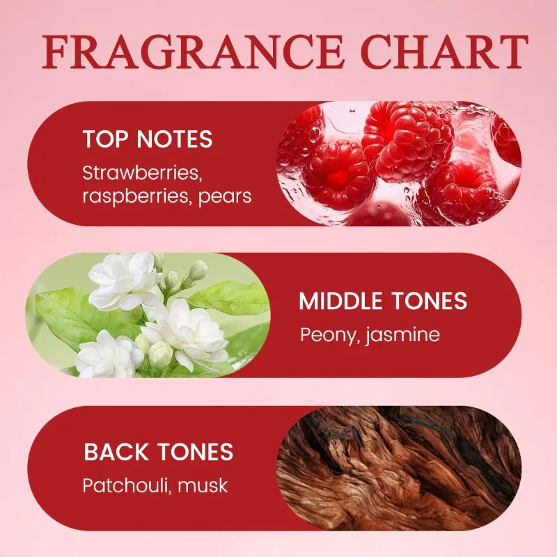 10ml Damski Perfumy Mini w Formie Rollerball z Zapachem Malinowo-Wiśniowym, Osiągające Długotrwałe Trwałość, Eau De Parfum, Świeże, Naturalne Perfumy w Rozmiarze Podróżnym