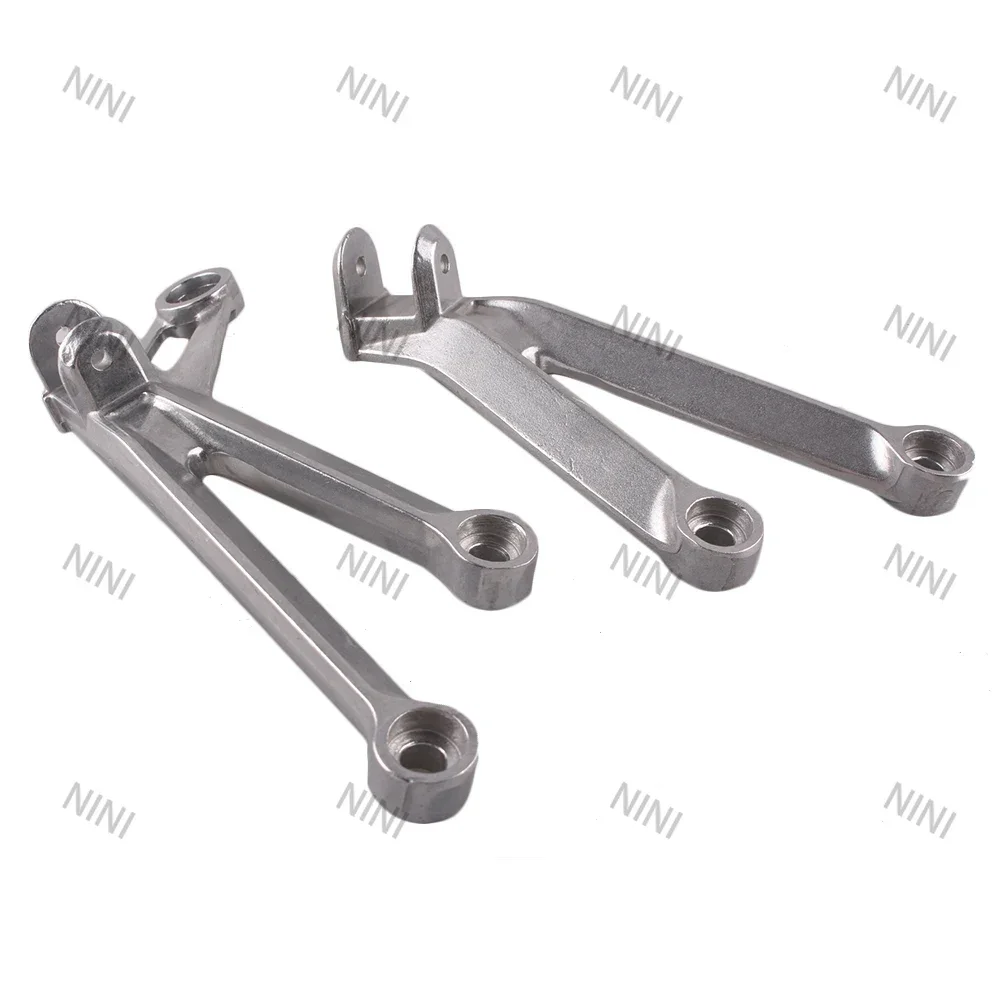 

Мотоцикл для Kawasaki ZX10R 2004 2005, алюминиевый сплав с ЧПУ, пассажирские задние подножки, кронштейны для подножек