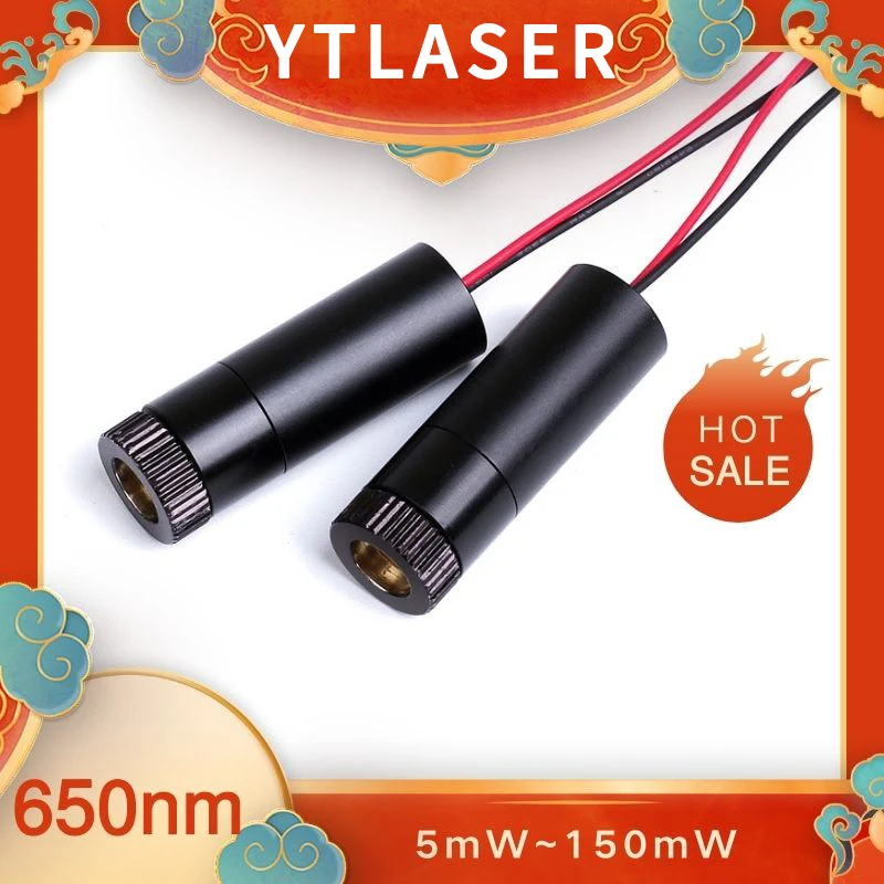 D12X45mm โฟกัส 650nm สายสีแดง/Cross Line 5 mw 10 mw 30 mw 50 mw 100 mw 150 mw โมดูลเลเซอร์สําหรับไม้หินตัดตําแหน่ง