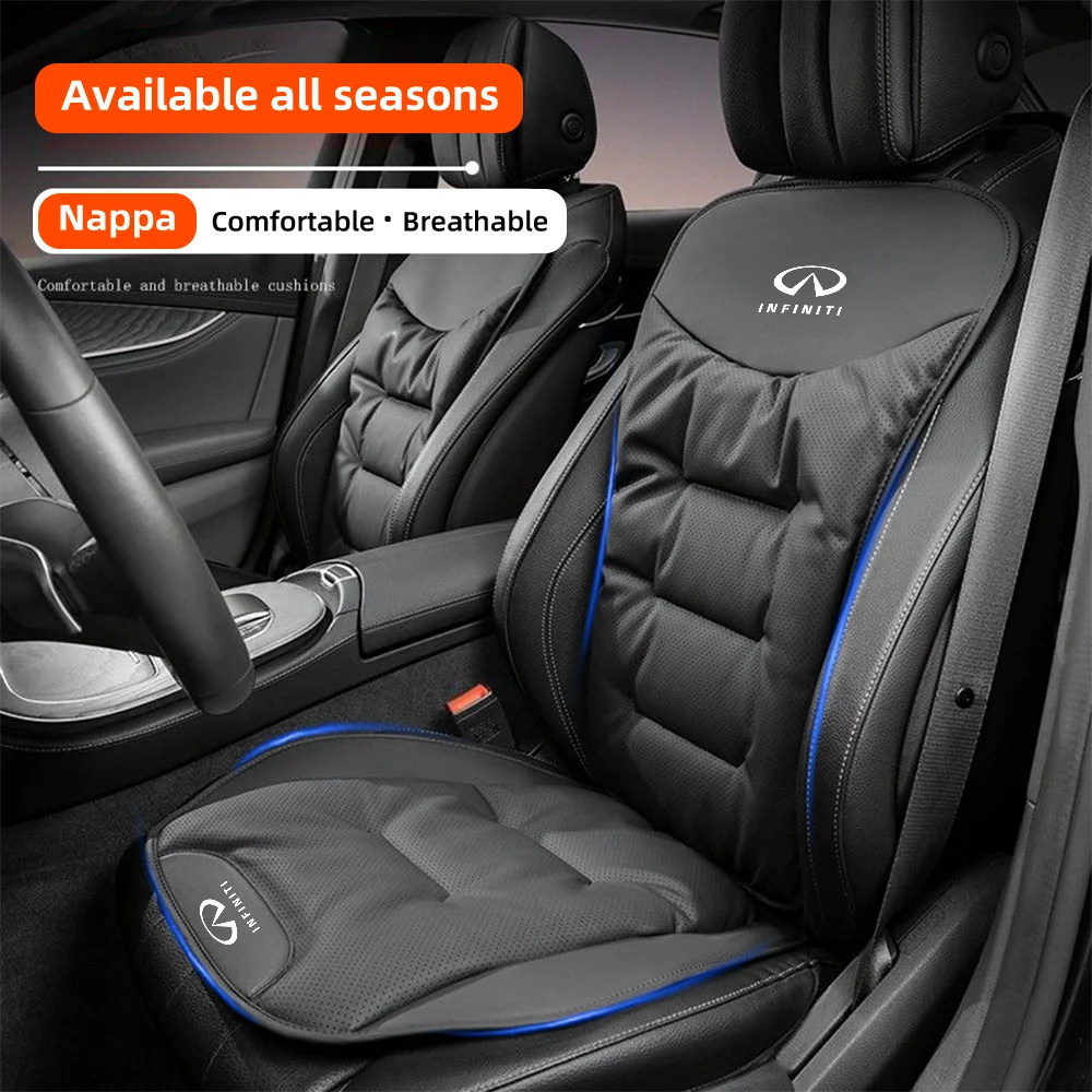 Leather Car Seat Cover Car Front/Rear Seat Cushion for Infiniti Q50 Q30 QX70 FX50S Q60 Q70 QX80 QX30 EX FX J Chair Protector Pad - view 2