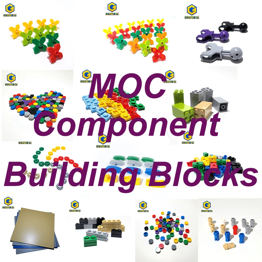 

Gobricks MOC Customizable Parts Building Blocks Brand Bulk Bricks Parts Assemble Toys Model Adult Kids Creative Build Parts List