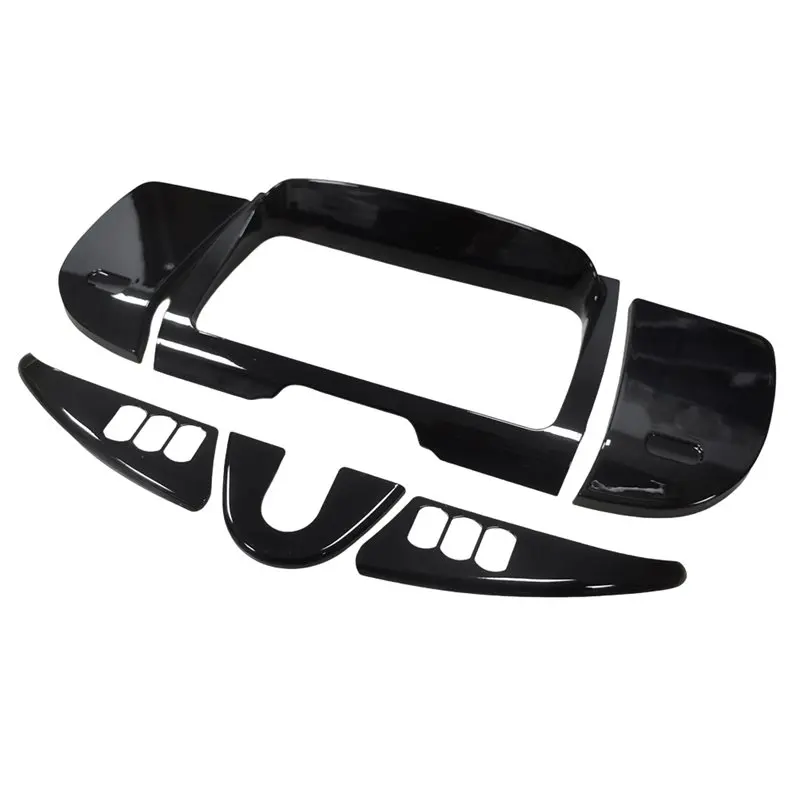 

A02Q-Stereo Trim Fairing Cover Kit For Davidson Touring Electra Glide Street Glide 14-23 Gloss Black Dash Switch Panel