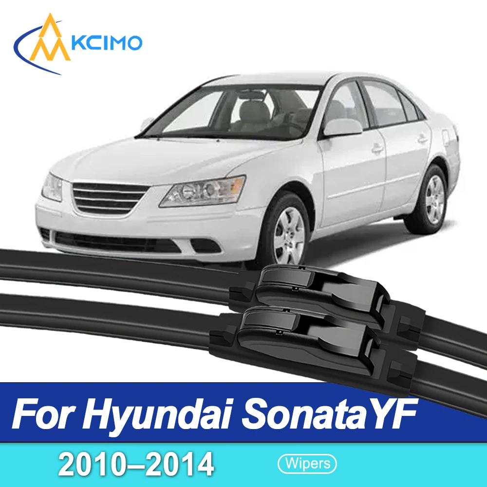 

All Weather Durable Wiper Blades For Hyundai Sonata YF 2010–2014 Front Windscreen Wiper Full Set