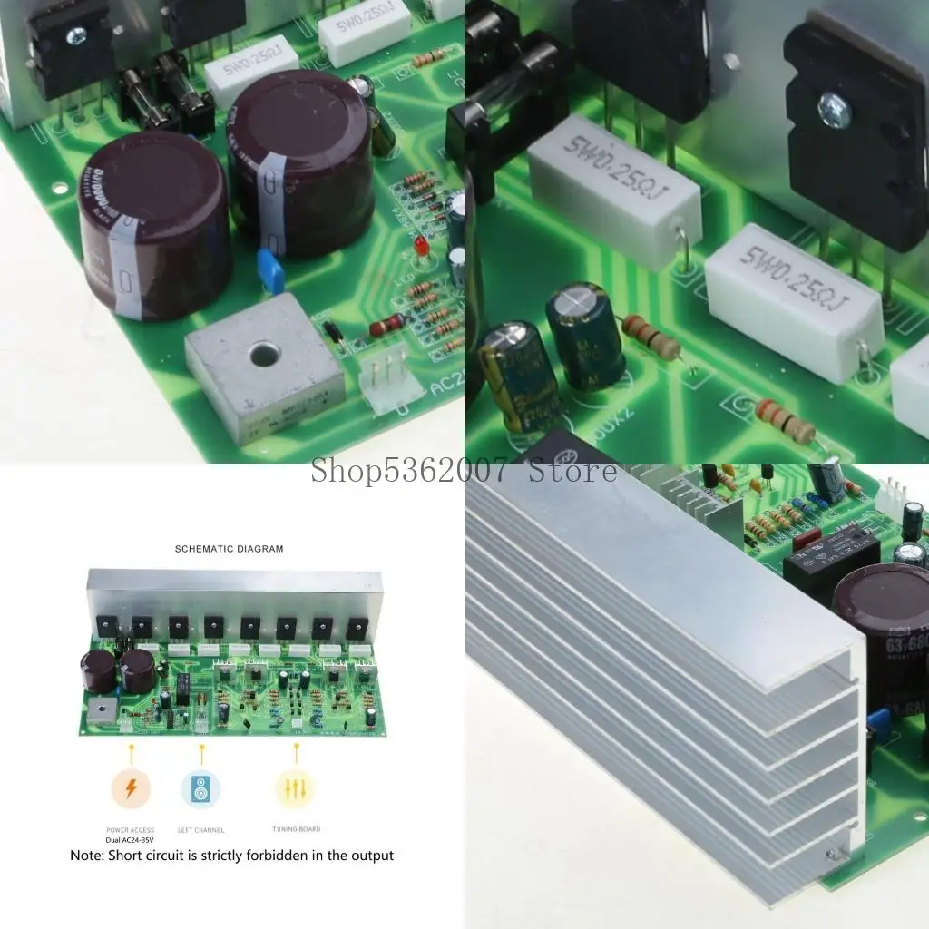 AD600W Double Channel Highly Power Amplifier Board Professional Amplifier Module 40JB