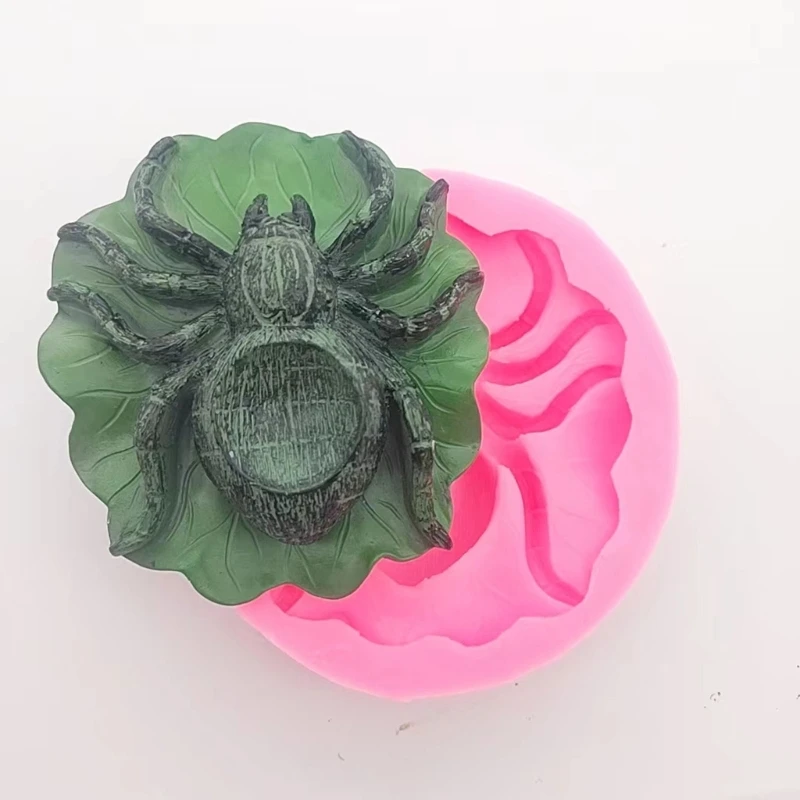 Spider Silicone Mold for Dessert Fondant Cake Decors Kitchen Baking Tools Chocolate Candy Resin Craft Jewelry Mould