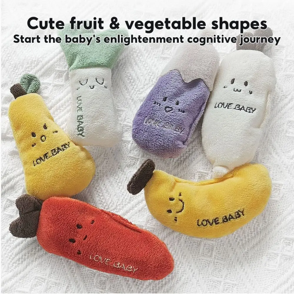 

New Carrot Baby Soothing Toy Holding Cartoon Sleeping Toy Anti-startle Baby Toy for Babies Aged 0 Months