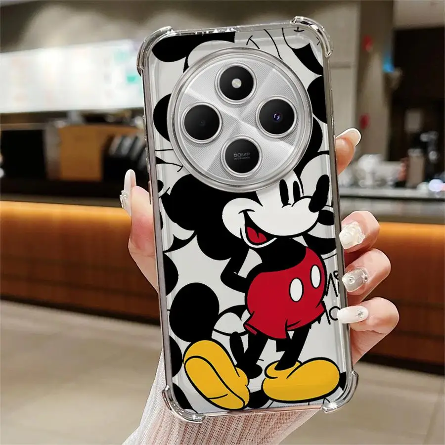 Case for Xiaomi Redmi 14C A3 K80 Pro 13C A3X A5 K80 5G Soft Phone Cover Disney Mickey Minnie