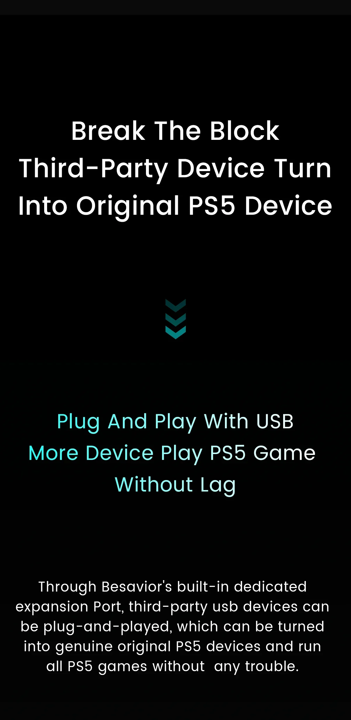 YYHC Besavior P5 espandibile Elite Controller BT gamepad una varietà di periferiche di gioco per PS5