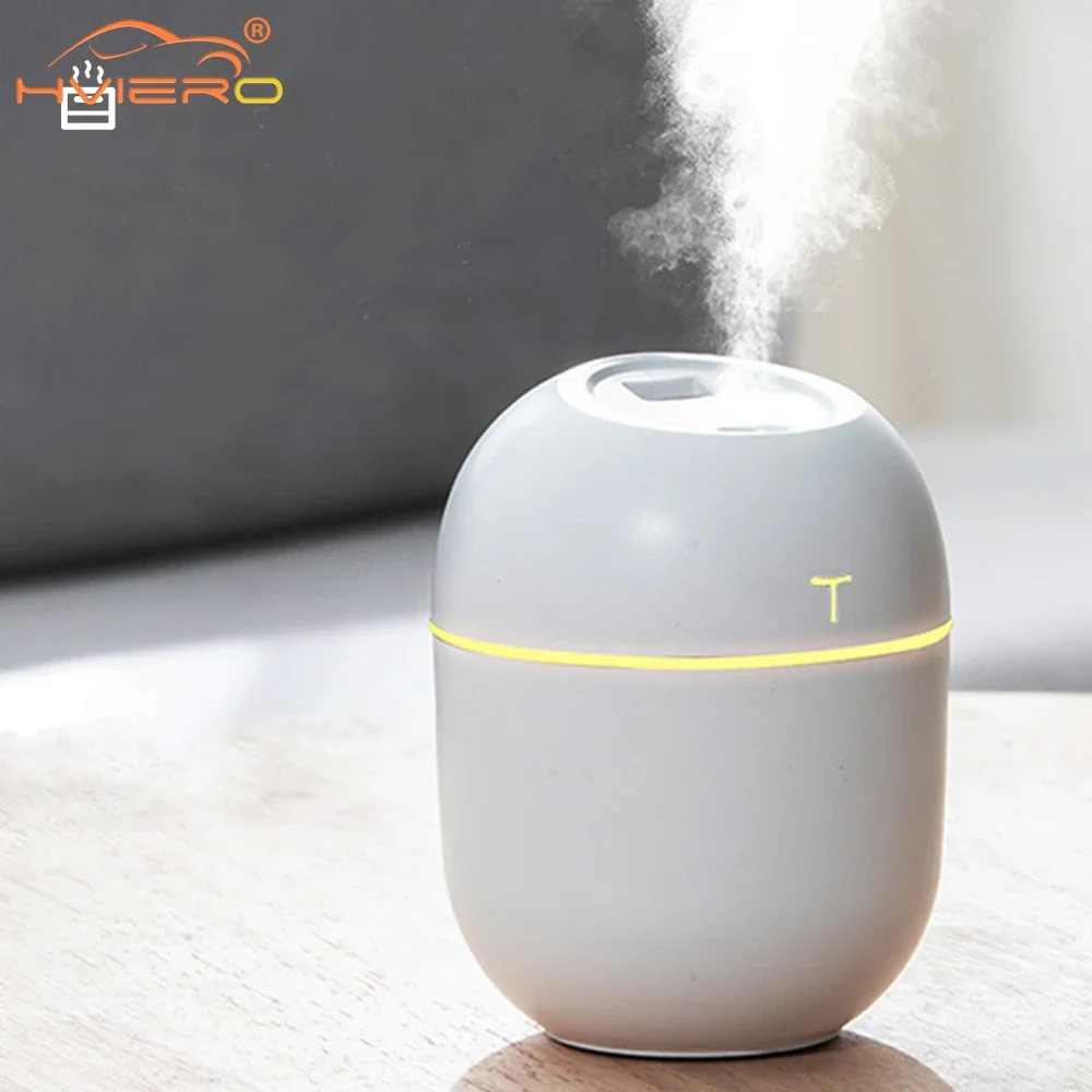 

200ML Mini Ultrasonic Air Humidifier USB Charges Essential Oil Diffuser Car Purifier Aroma Anion Mist Maker Denses Fog Freshener