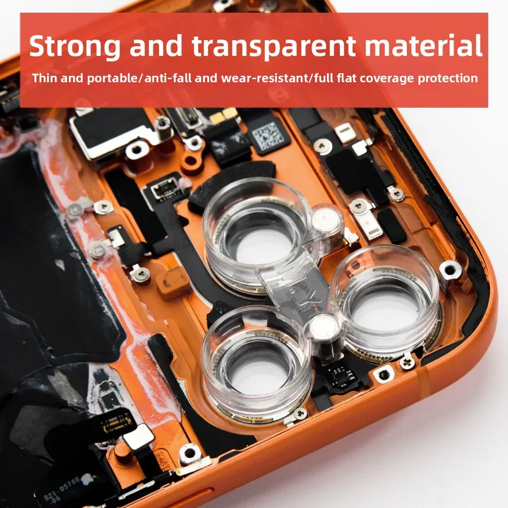 

Защитный чехол-накладка 4-в-1 для камеры: пылезащитный, грязеотталкивающий, для iPhone серий 6-17