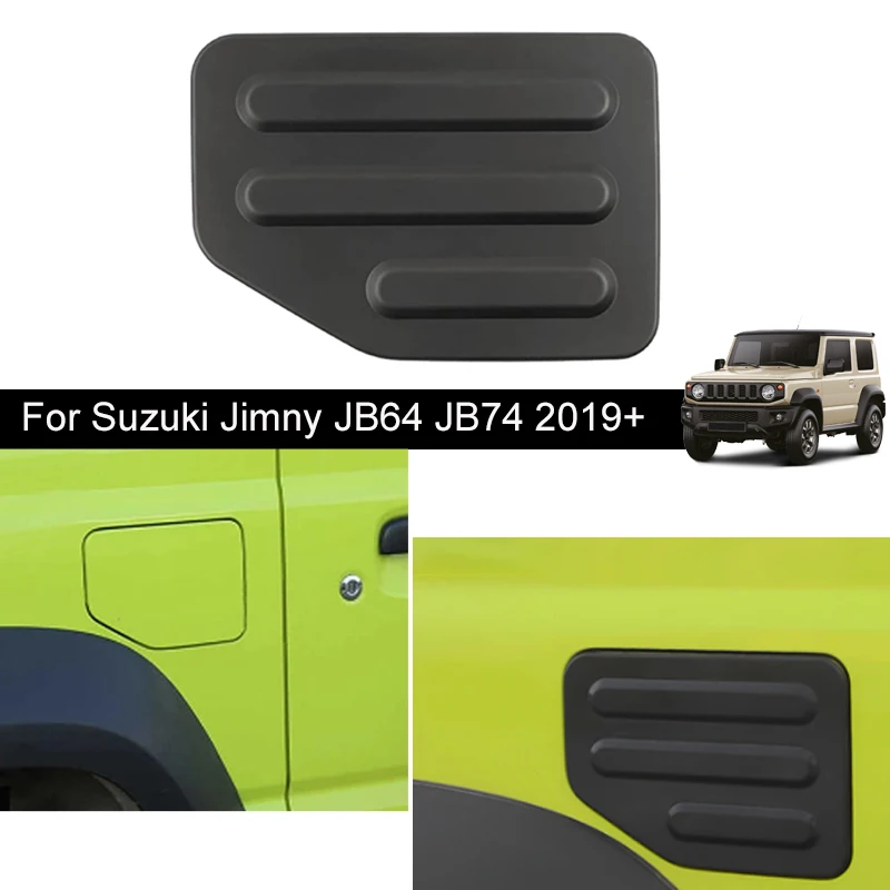 Cubierta de tanque de combustible para coche, tapa de tanque de combustible de aceite, pegatinas decorativas para Suzuki Jimny JB64 JB74 2019-2023, accesorios para coche