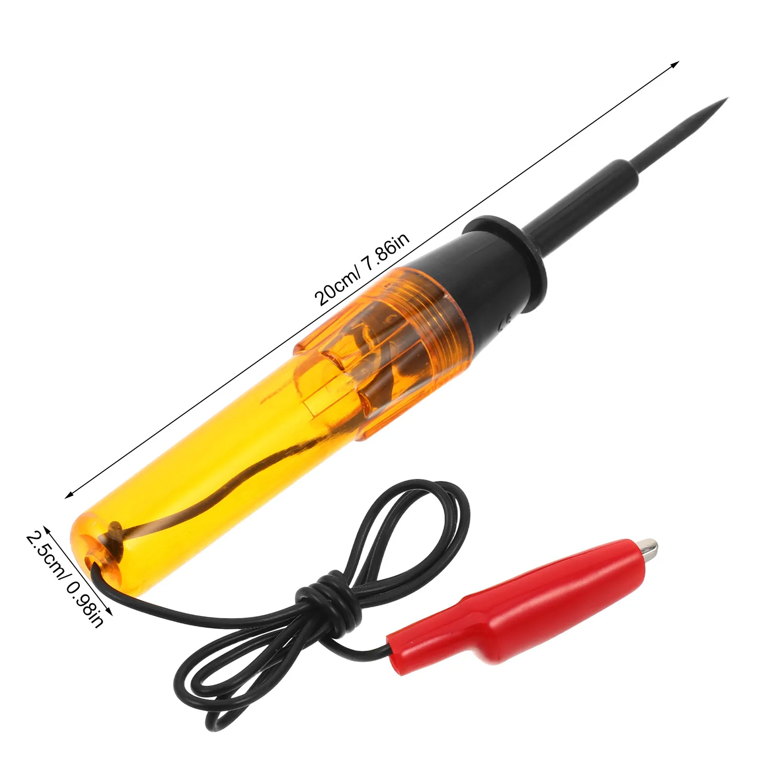 6-24V Automotive Circuit Voltage Tester Pen High Sensitivity Car Electrical Repair Diagnostic Tool Portable Auto Test Light with