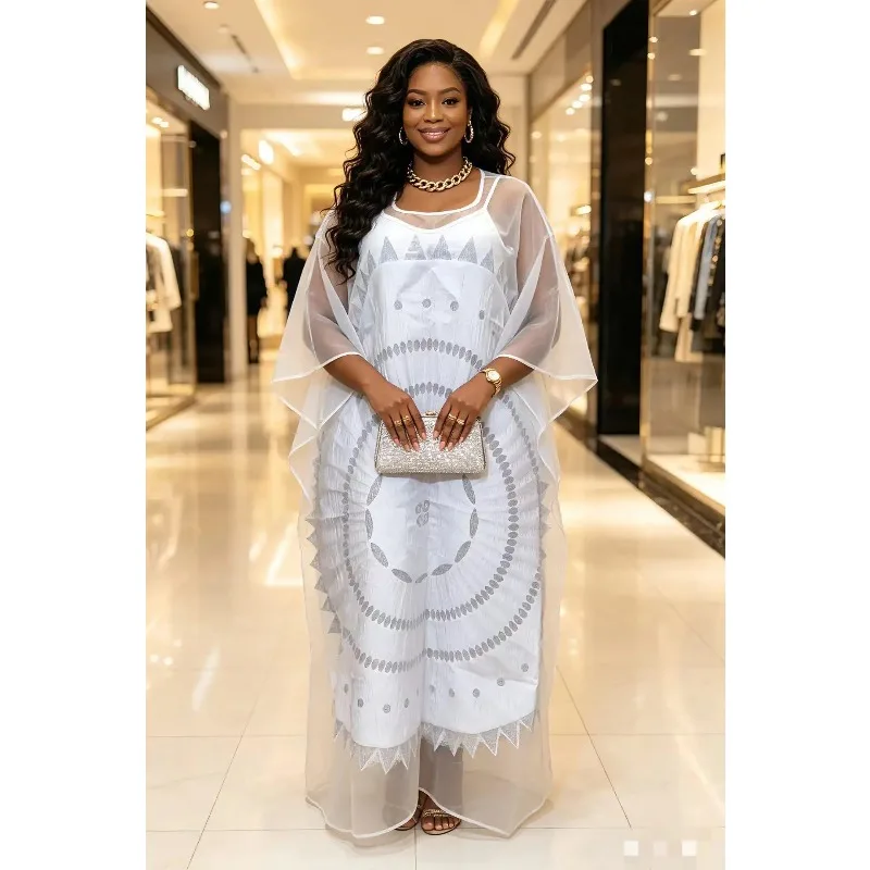 

African Dresses for Women Traditional Africa Clothing Dashiki Ankara Outfits Gown Abayas Robe Muslim Kaftan Maxi Long Dress 2026