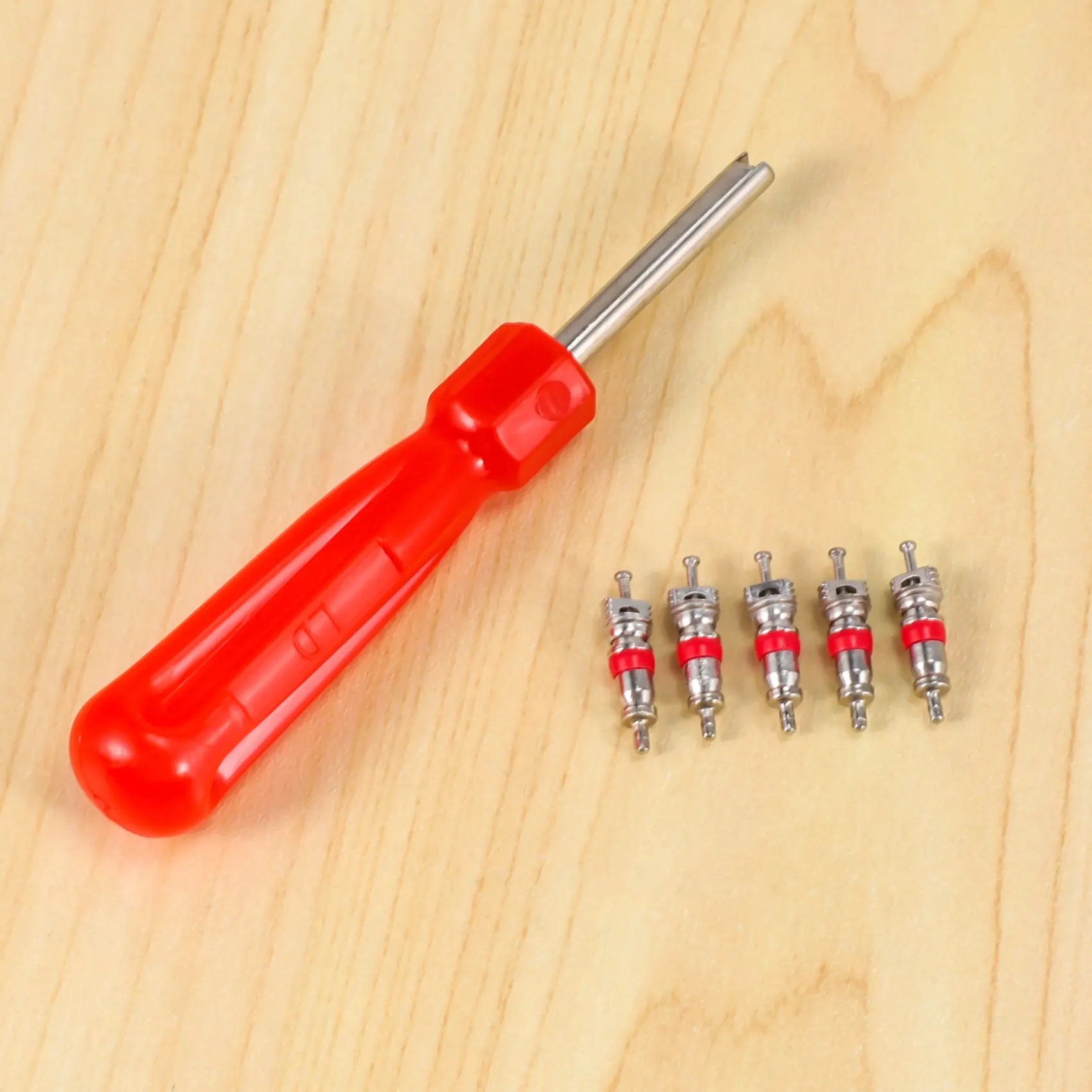 자동차 자전거 오토바이 도구 데모 밸브 타이어 + 5 밸브