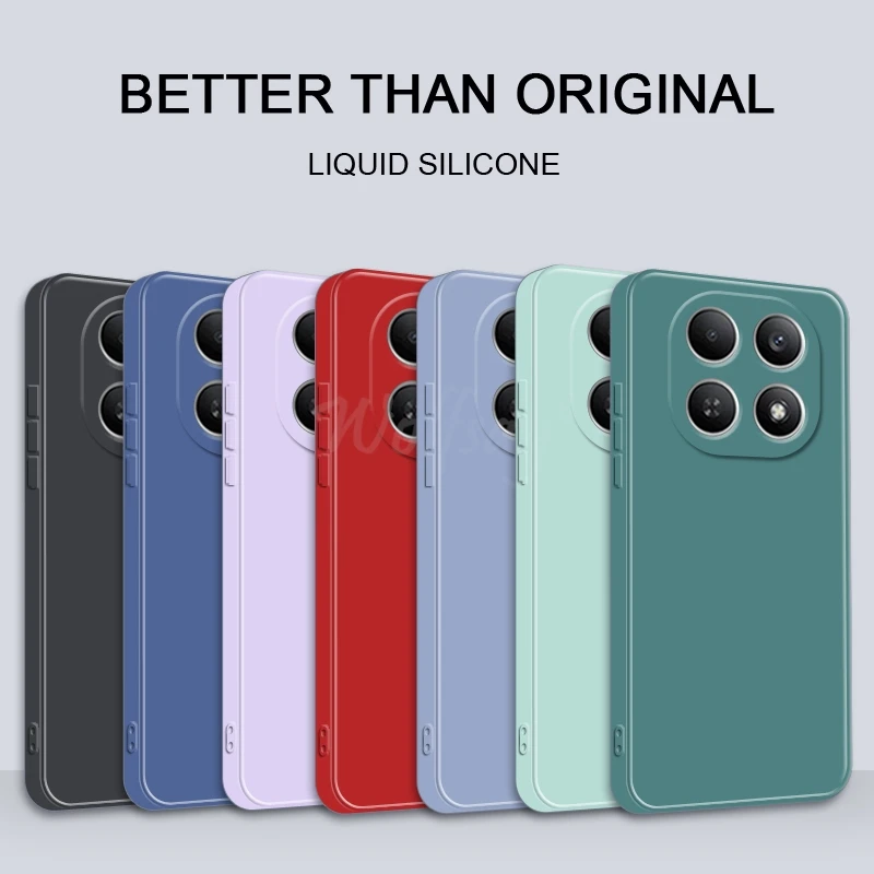 Für Xiaomi POCO M8 Hülle Flüssiges Silikon Weiche Schlichte Gummi-Schutzhülle POCO M8 Handyhülle Schutzcover POCO M8 Hülle