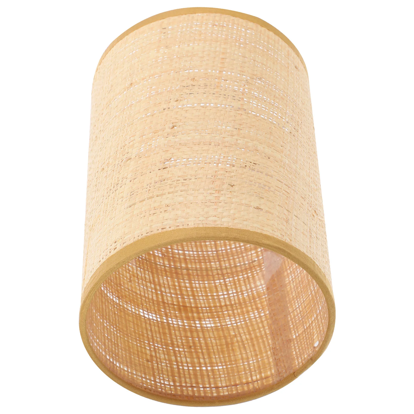 Lamp Shade Replacement Table Ratten Pendant Fluorescent Light Covers Farmhouse Lampshade Drum Woven Country Shades Rattan