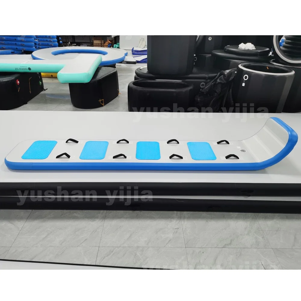 Multi-Player Durable Multi-Functional Winter Skiing Sled Inflatable Ski Board for Snow Adventures and Recreational Outdoor Fun