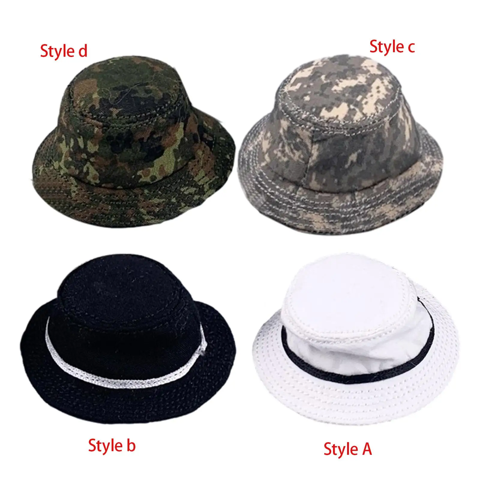 ตุ๊กตา1/6 Topi Bucket แฟชั่นจิ๋วสำหรับหุ่นทหาร12นิ้วแต่งตัว