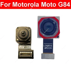For Motorola Moto G84 XT2347, XT2347-1, XT2347-2 Front Selfie Camera Rear Main Camera Flex Cable Replacement Parts
