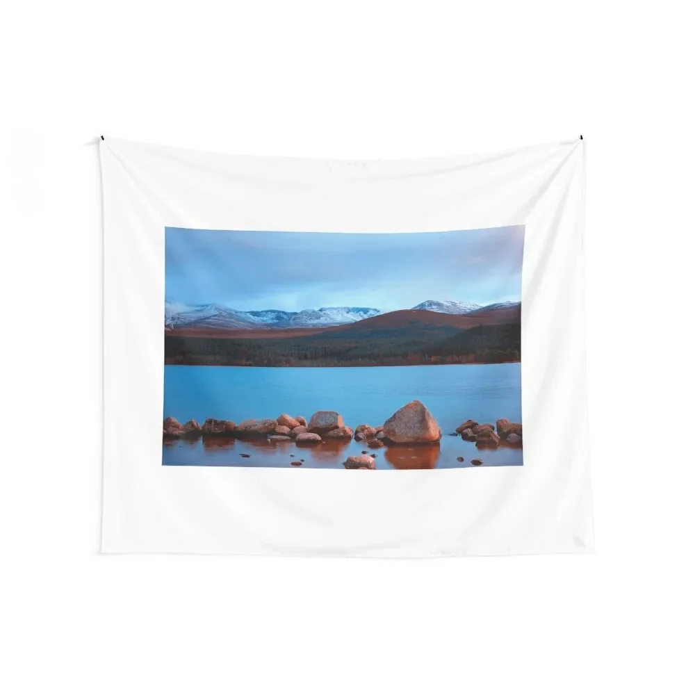 Loch Morlich, Aviemore, Scotland Tapestry Aesthetics For Room Living Room Decoration Tapestry