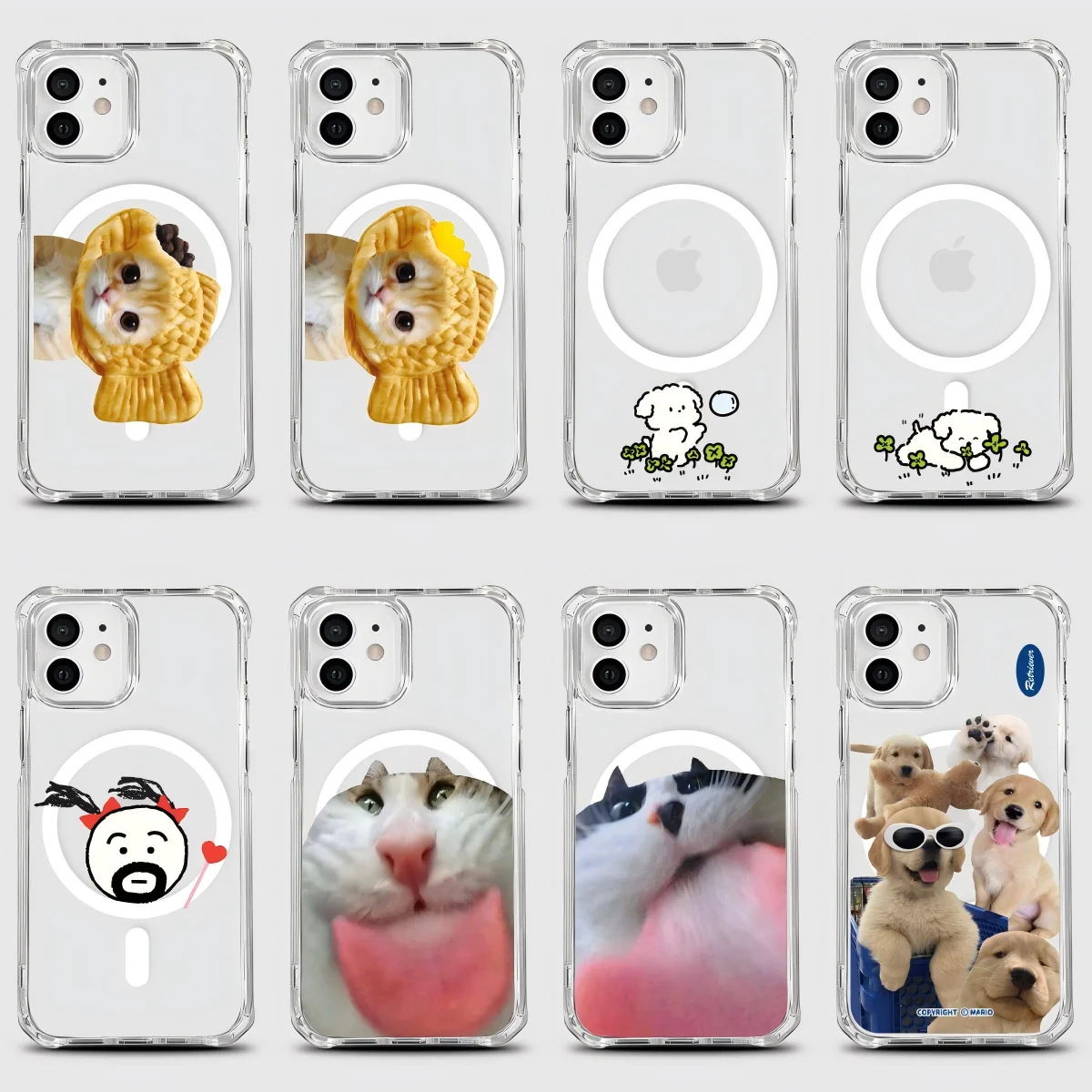 INS Hamster Cute Magnetic Phone Case for Samsung Galaxy S23 S24 S25 S26 Plus Ultra Edge FE 5G Clear Anti Fall Cover