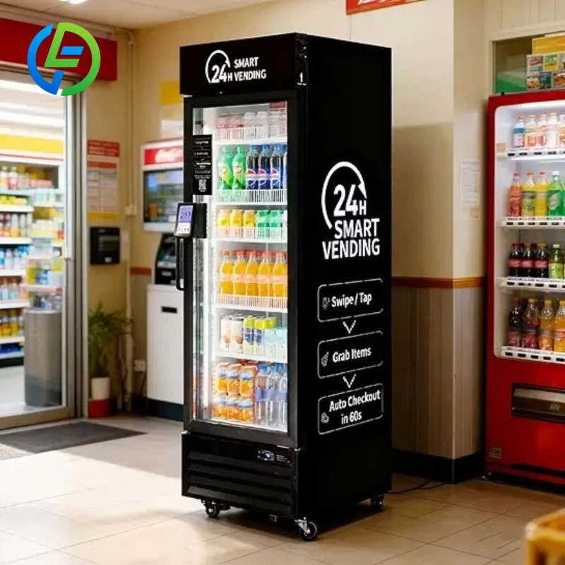 Automatic Self-Service Vending Machine Snacks and Drinks Combo with Card Reader Business Vending Machine Companies