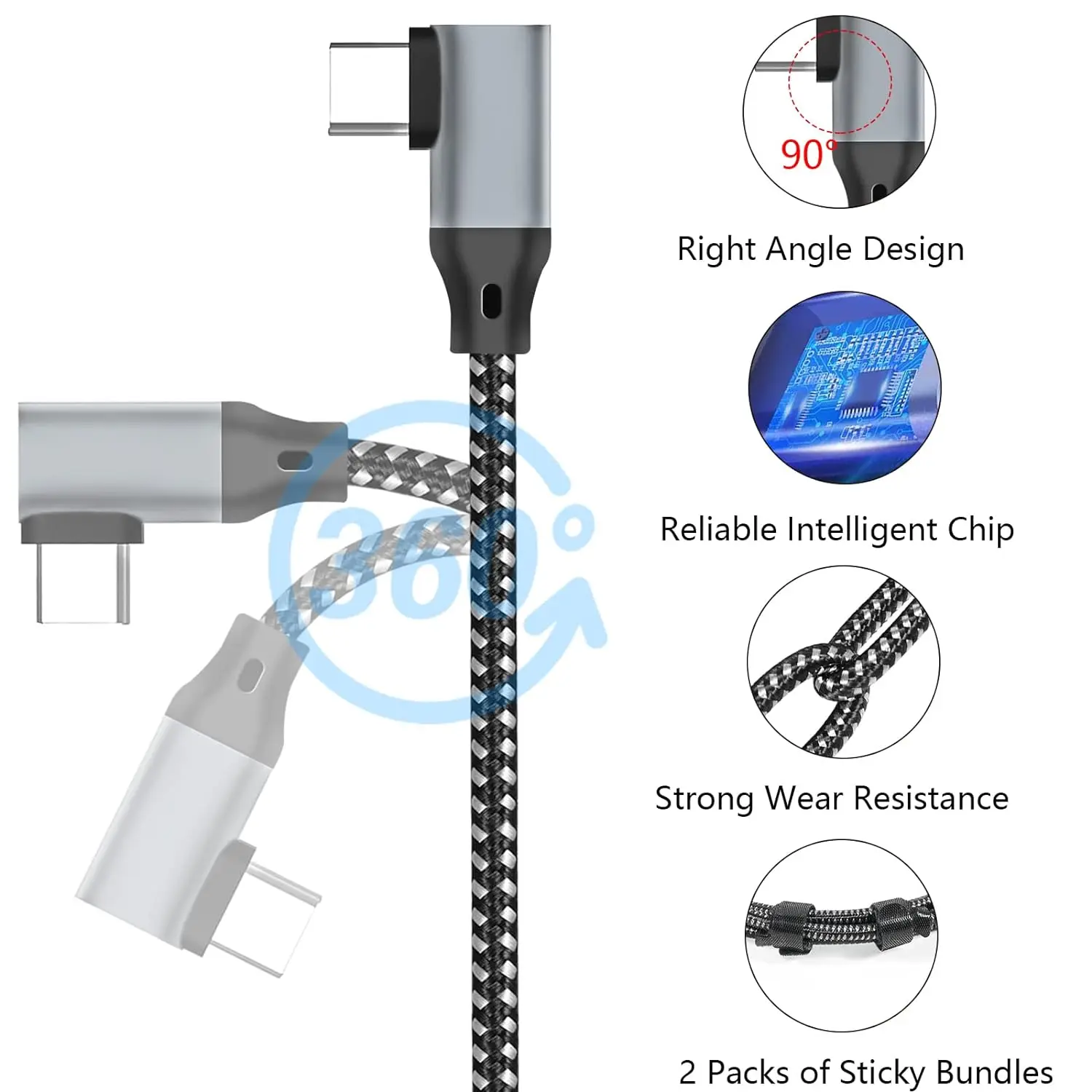 6m 5m 3m USB-C cabo para oculus quest 2 para pico neo 3 ligação cabo compatability tipo-c velocidade transferência de dados carga rápida