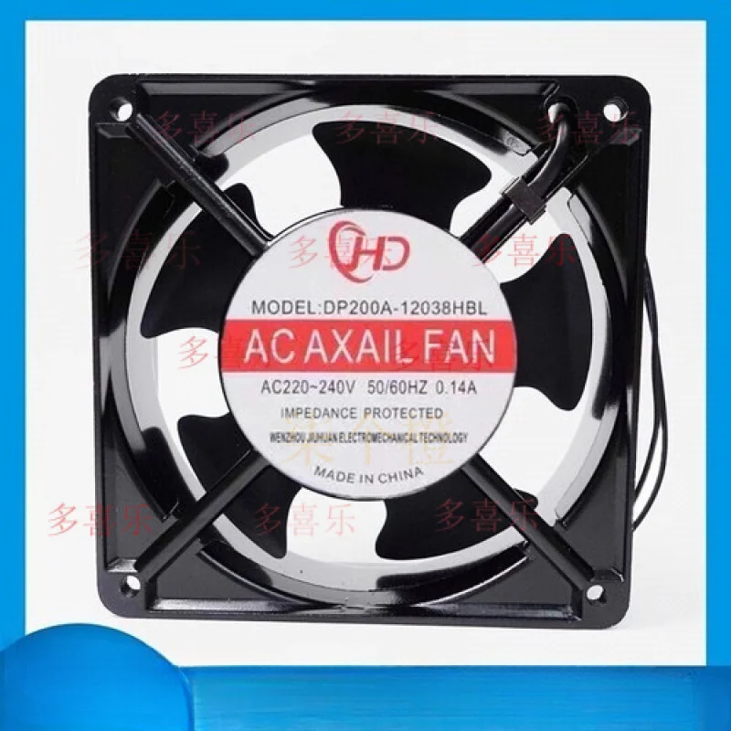 

EE 1PCS DP200A-12038HBL AC220V-240V 0.14A 12CM Ball Axial Cooling Fan